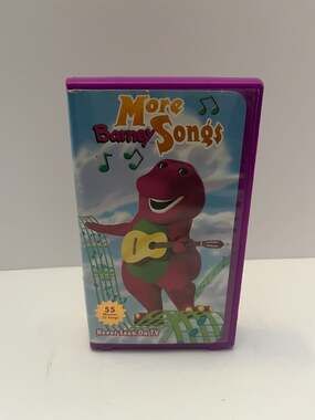 More Barney Songs VHS Tape (1999) Lyons Partnership Clamshell Case